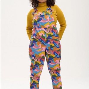 Lucy & Yak Hendrix Print Dungarees